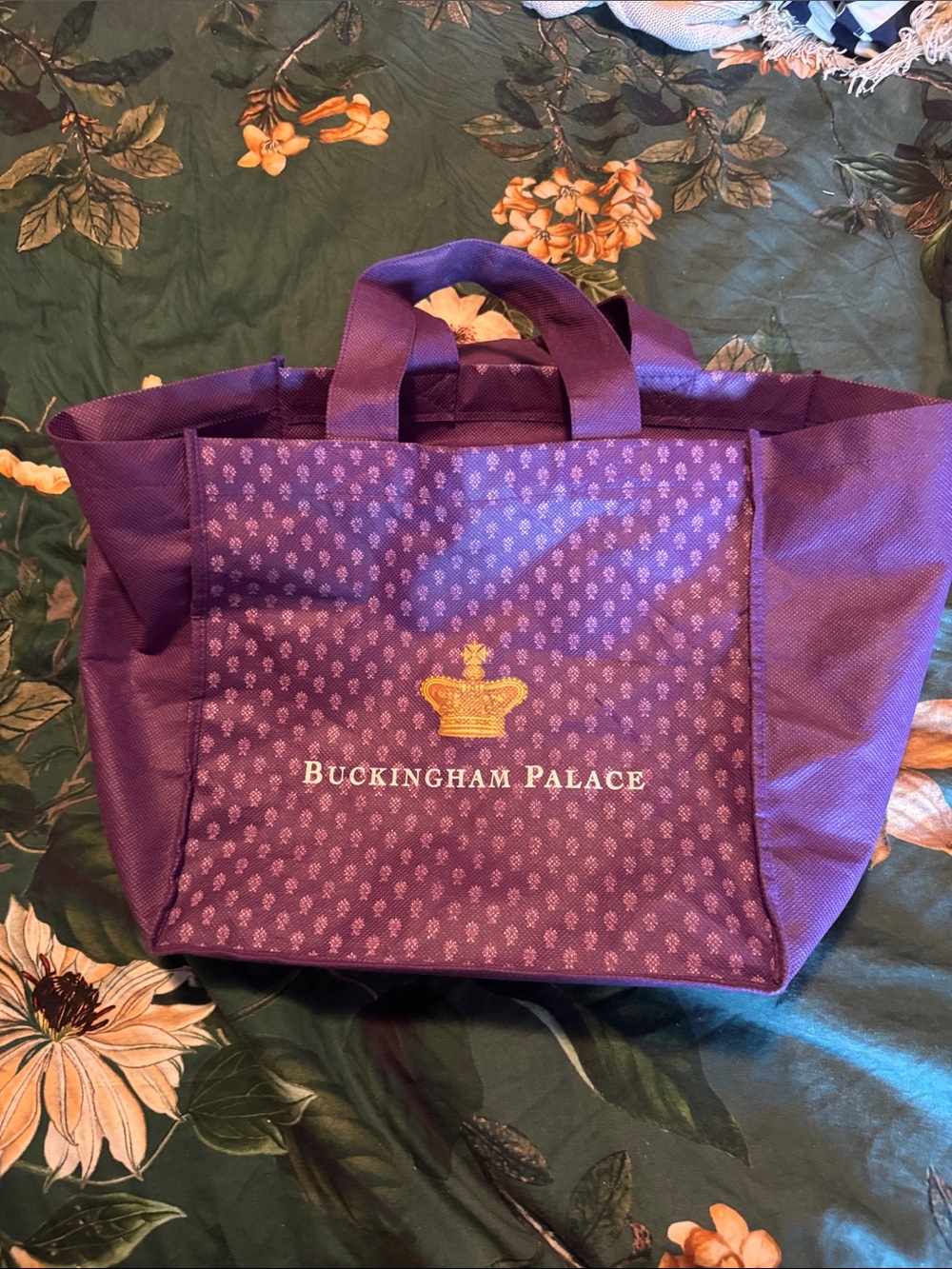 Purple Buckingham Palace Tote Bag